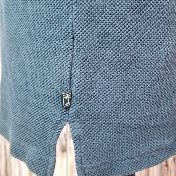 Tommy Bahama Mens Blue Polo XL Silk & Cotton G55 - Picture 4 of 6